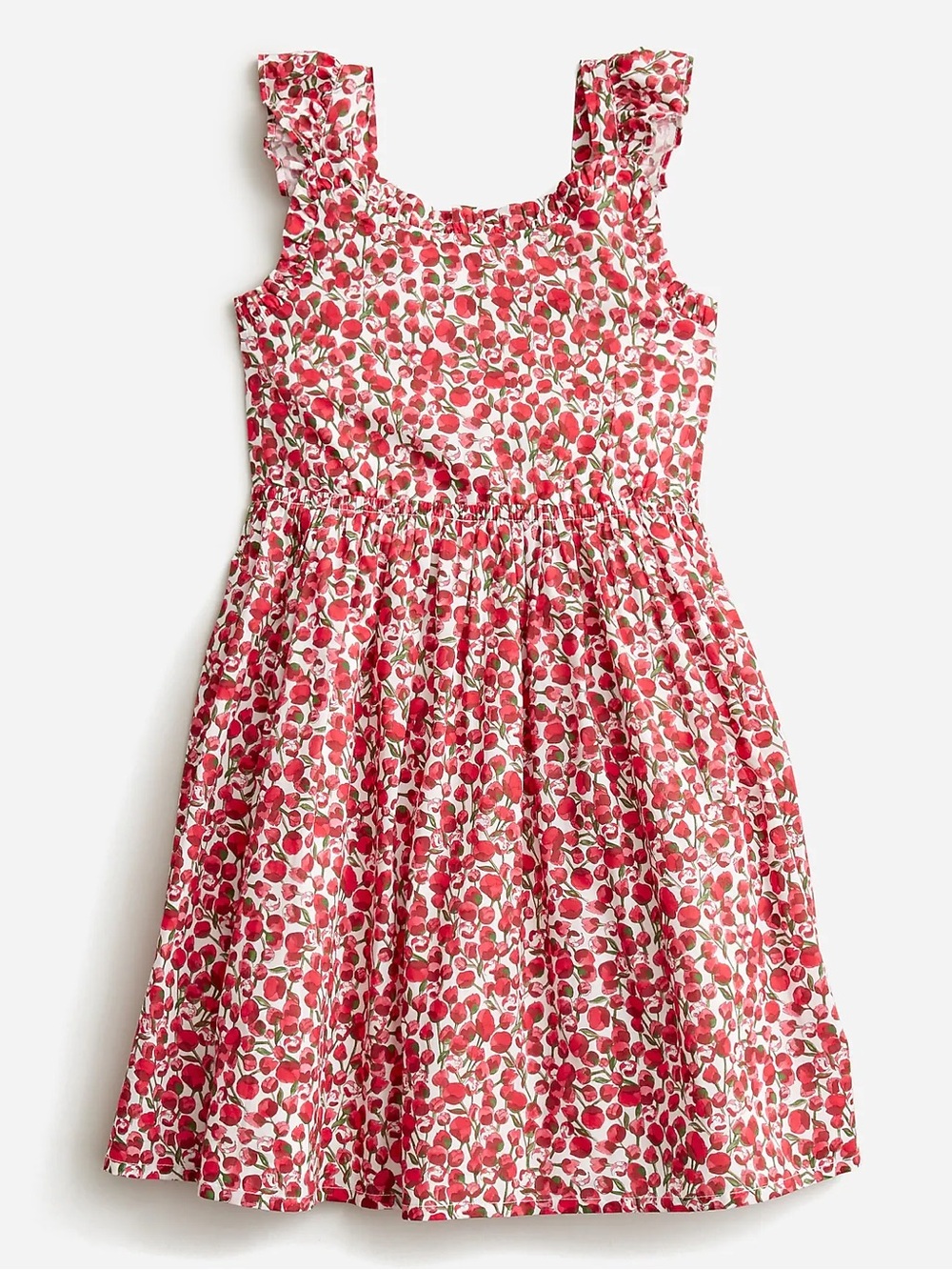 J. Crew Ruffle Strap Liberty Eliza’s Red Dress Mommy and Me